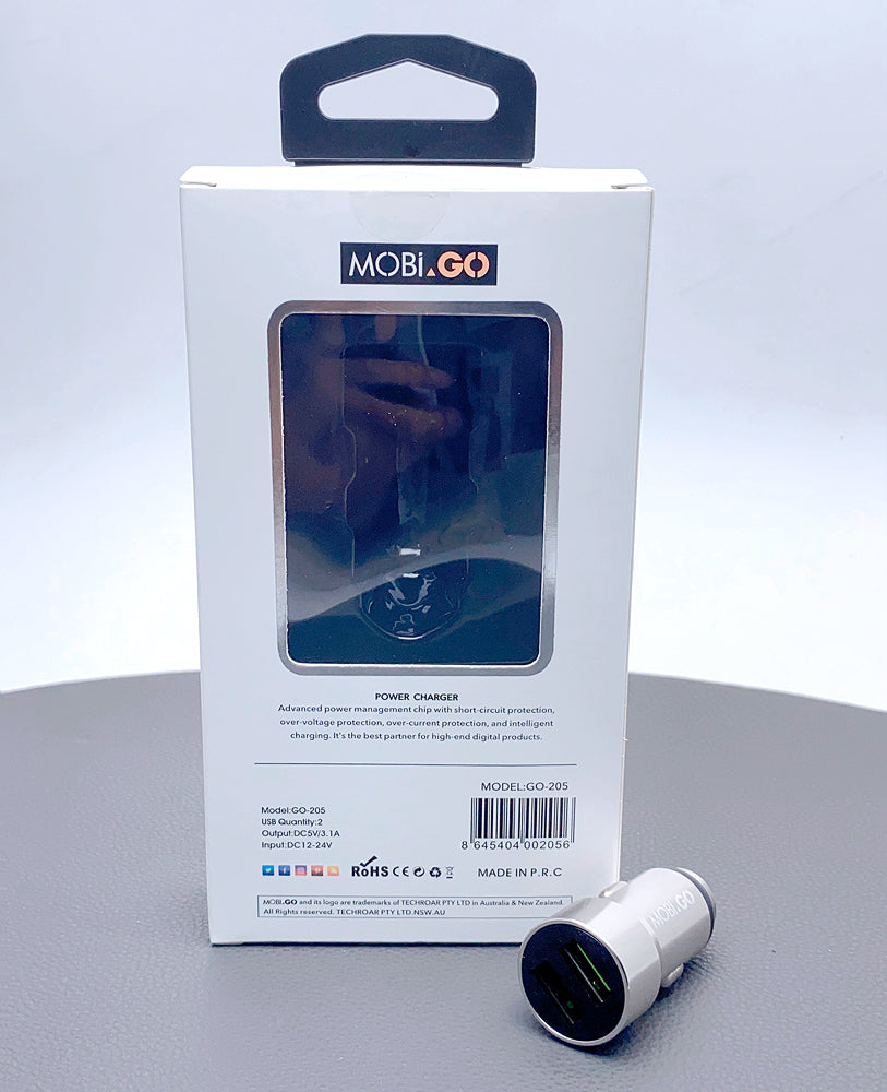 Mobigo GO205 3.1A 2USB Car Charger