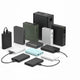 Various power bank designs suitable for charging smartphones, tablets, and laptops