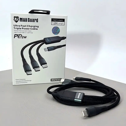 Maxguard M41CCL 1.2m Triple Power Cable