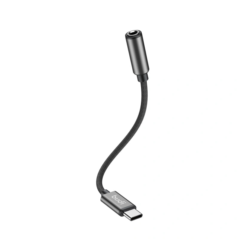 Budi DC105B USB-C to 3.5mm AUX Audio Adapter (11cm)