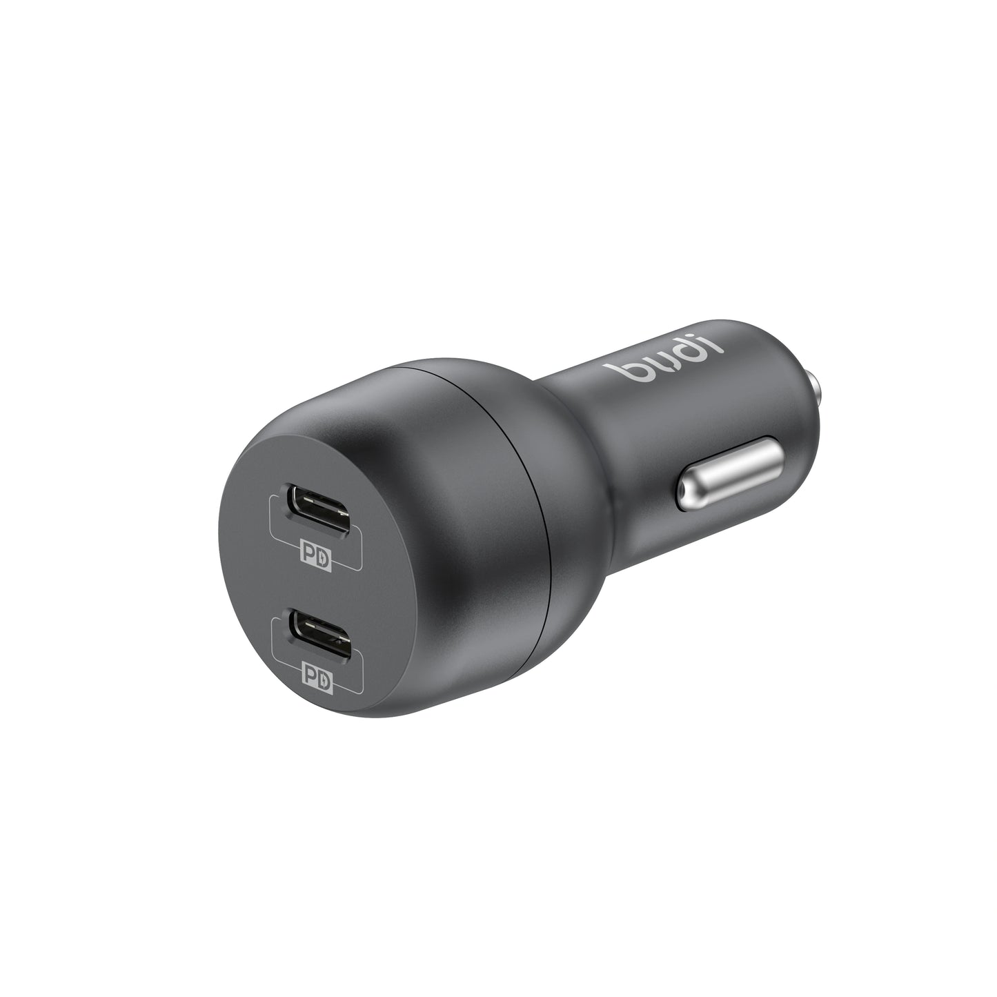 Budi CC108R 40W USB C+C car charger