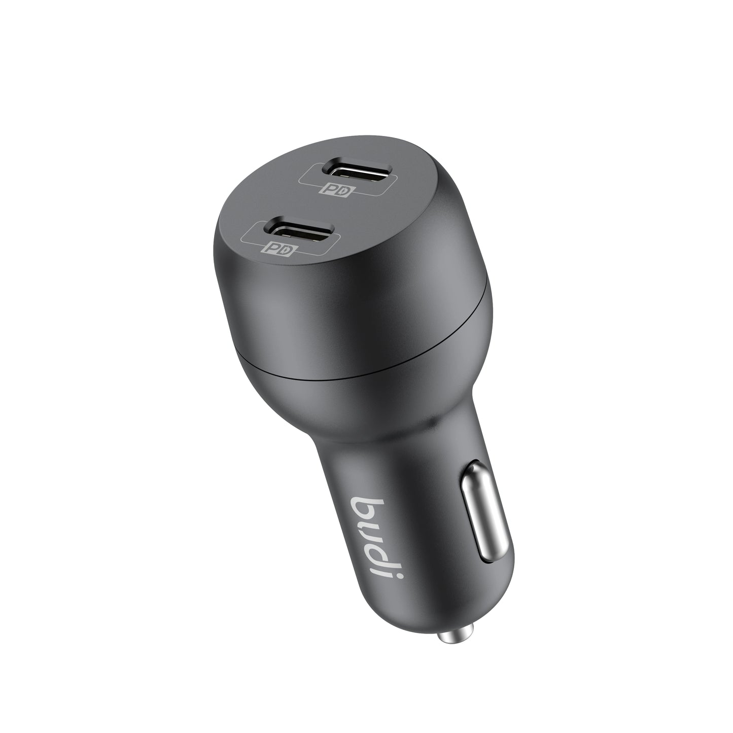 Budi CC108R 40W USB C+C car charger