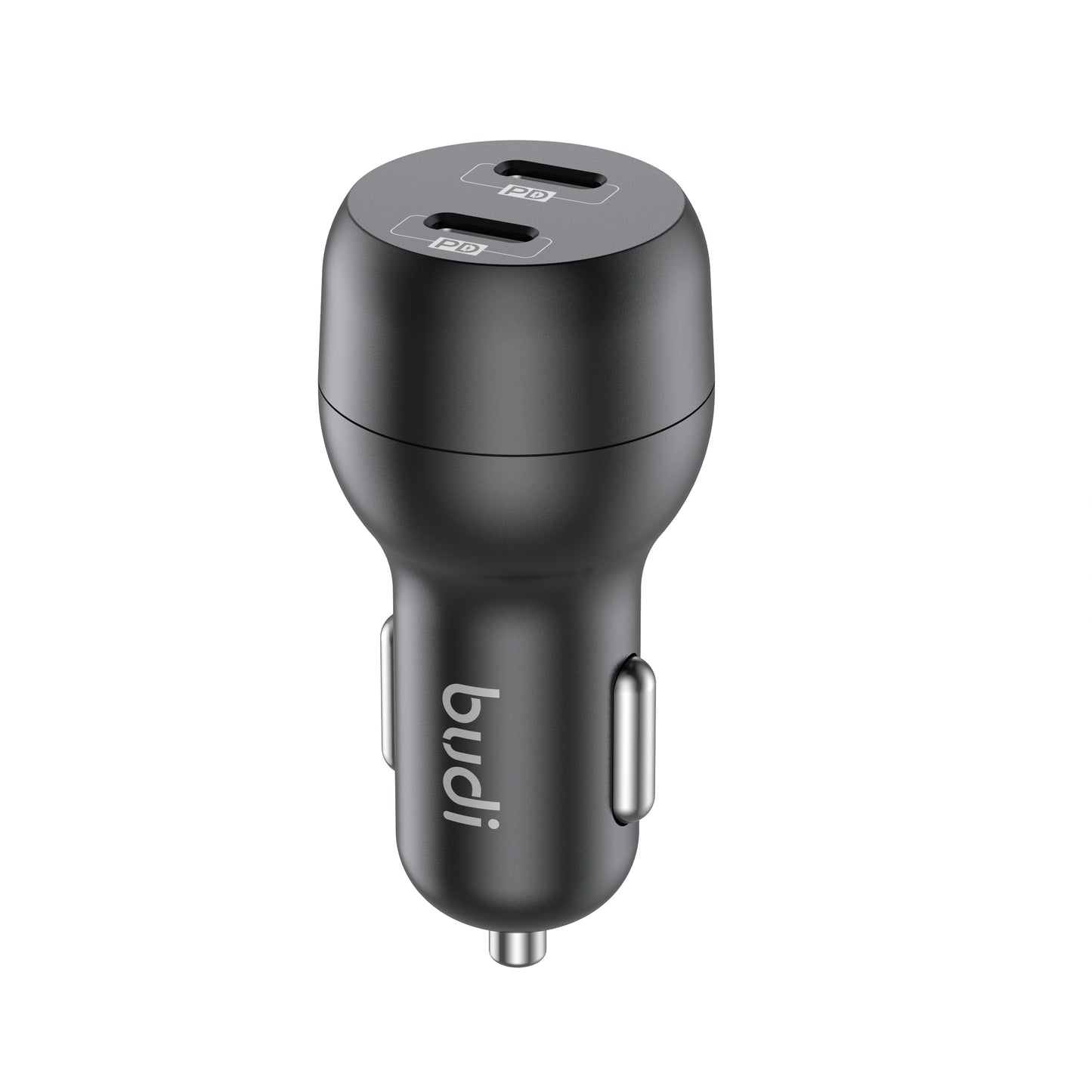 Budi CC108R 40W USB C+C car charger
