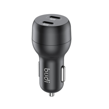 Budi CC108R 40W USB C+C car charger