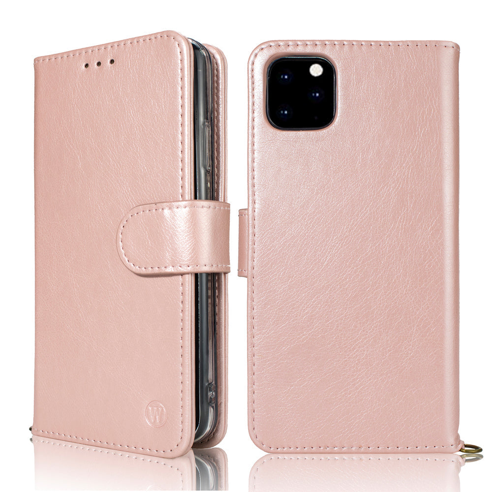 Case for Iphone i7/8+ plus Wetherby ( Calfskin ) handmade magnetic  with strap (i6+/i7+/i8+ fit)