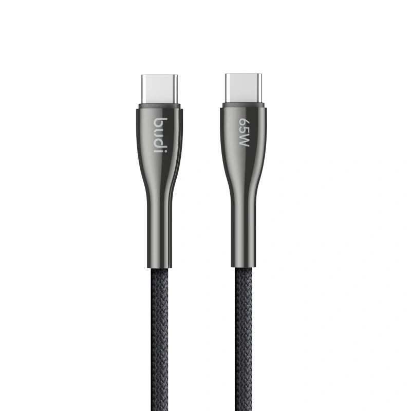 Budi DC129TT12B 1.2m 65W Type-C to C Cable