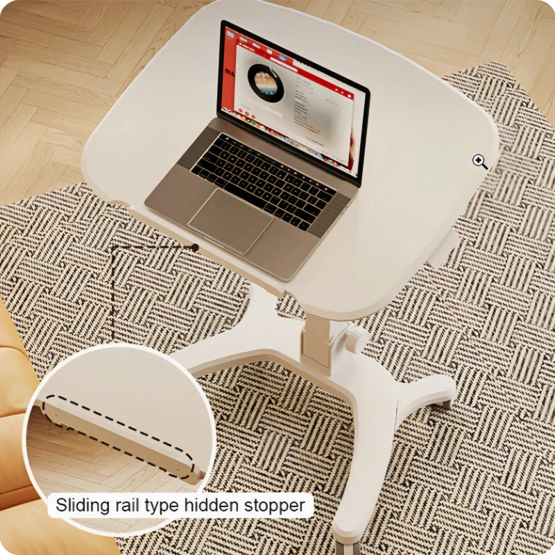 ONLINE Mobile Work Station WHEELY Sit Stand Desk Foldable Timber Look Desktop 680X535MM FA106lwoow
