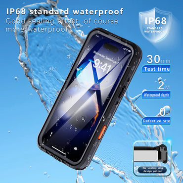 Case for Iphone 17e/16e waterproof Magfit