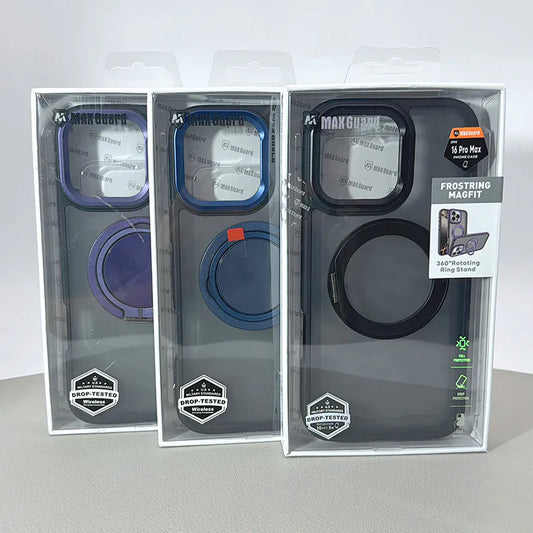 Case for Iphone 13 6.1 Frostring MagFit 360 Ring Holder (14 6.1 fit)