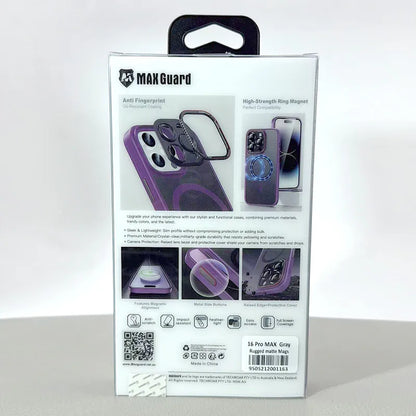 Case for iPhone 15 Pro max 6.7 Maxguard Matte Rugged MagFit