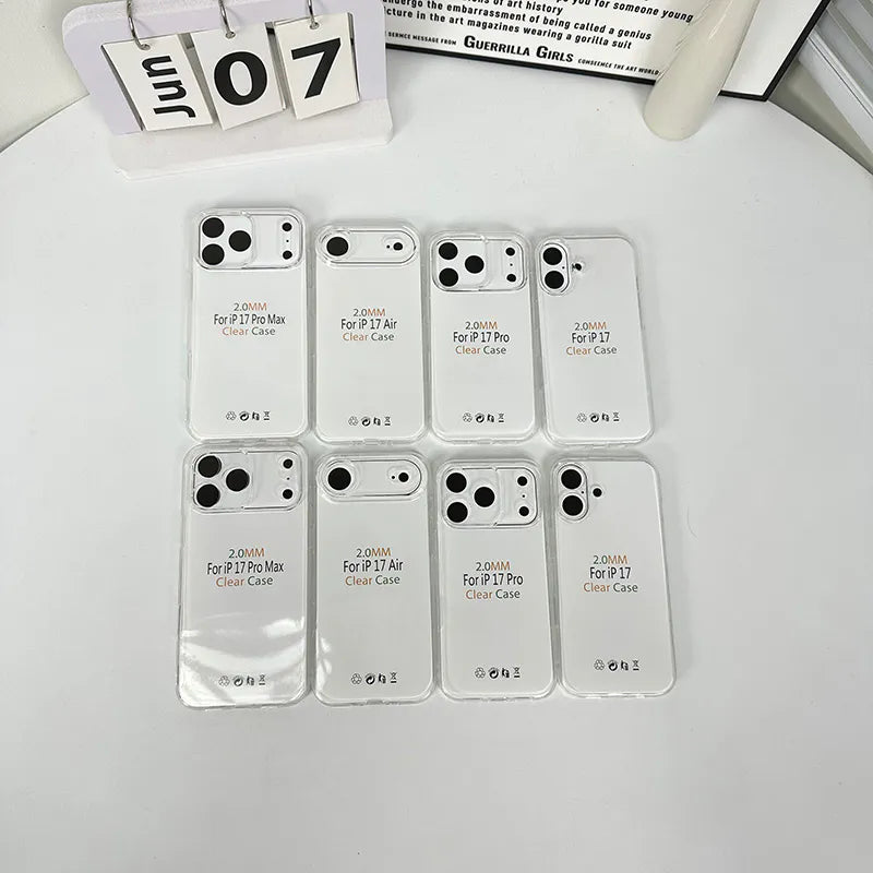 Case for iPhone 17 6.3 2MM Soft TPU