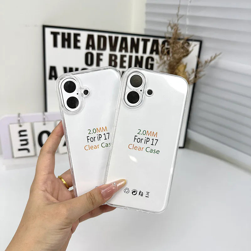 Case for iPhone 17 6.3 2MM Soft TPU