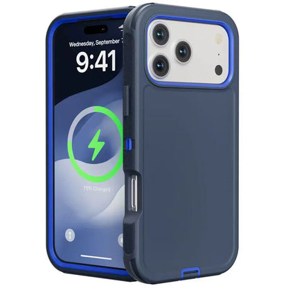 Case for iPhone 17 Air 6.6 Adventure Heavy Duty 2 in 1 Belt Clip
