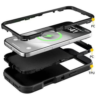 Case for iPhone 17 6.3 Adventure Heavy Duty 2 in 1 Belt Clip
