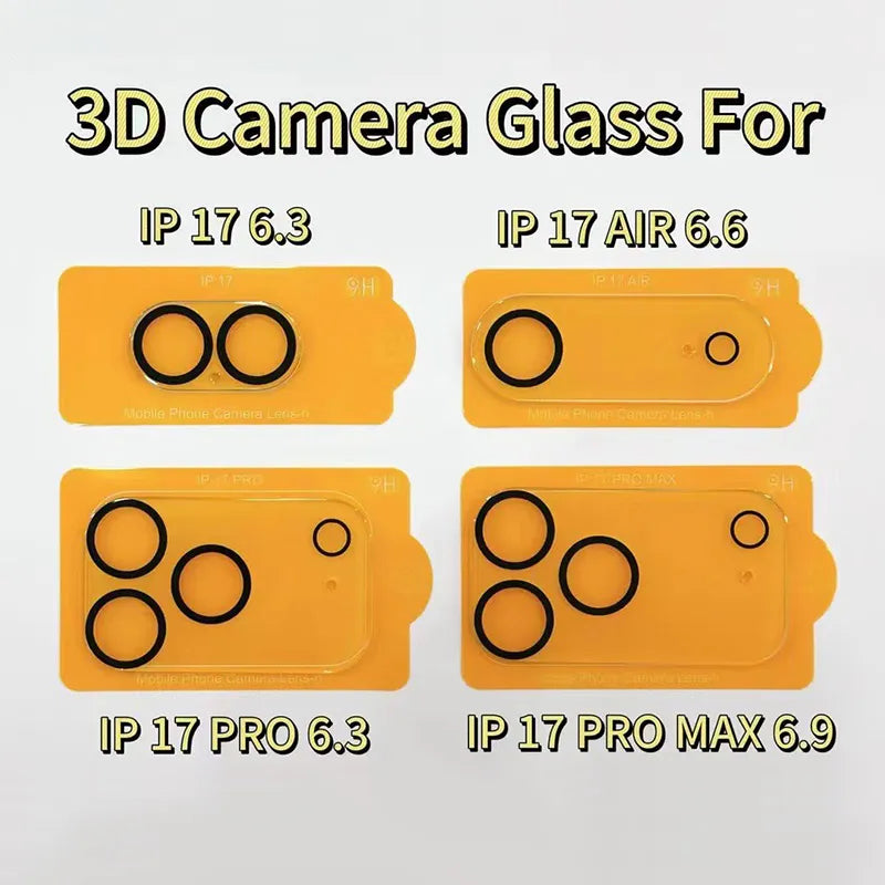 Camera lens glass screen protector for iPhone