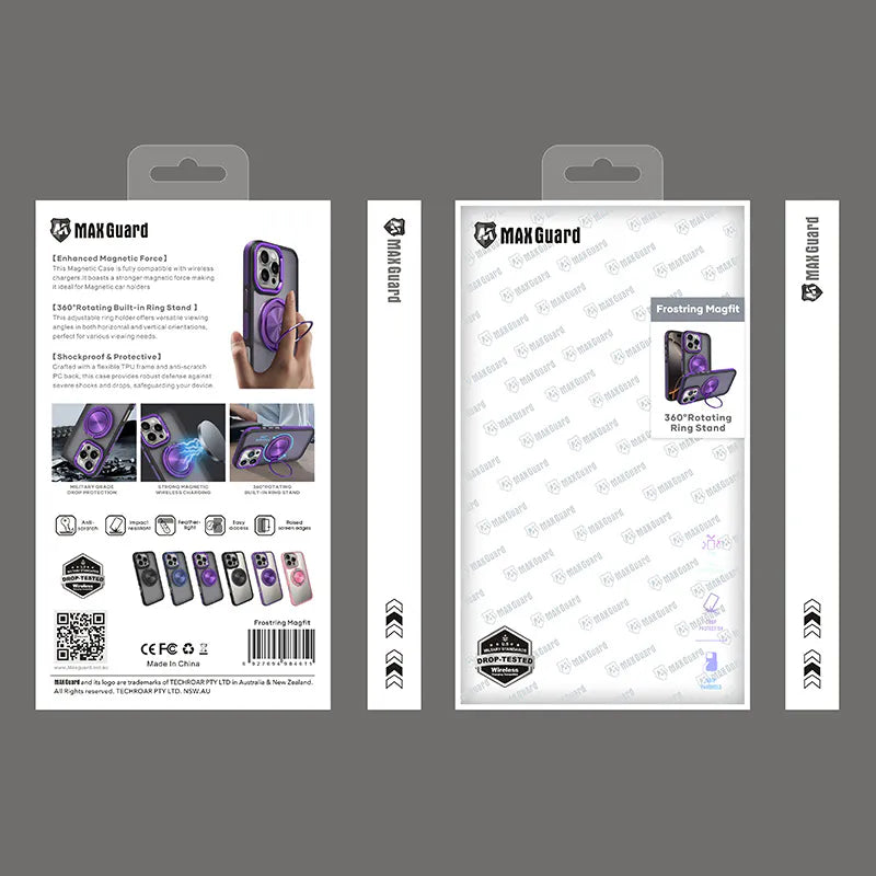 Case for Iphone 14 Pro max 6.7 Frostring MagFit 360 Ring Holder