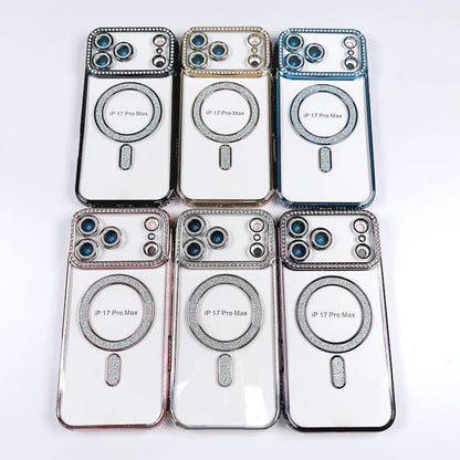 Case for iPhone 17 6.3 Kinglink Glitter Bling Design MagFit