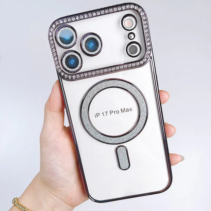 Case for iPhone 17 Pro max 6.9 Kinglink Glitter Bling Design MagFit