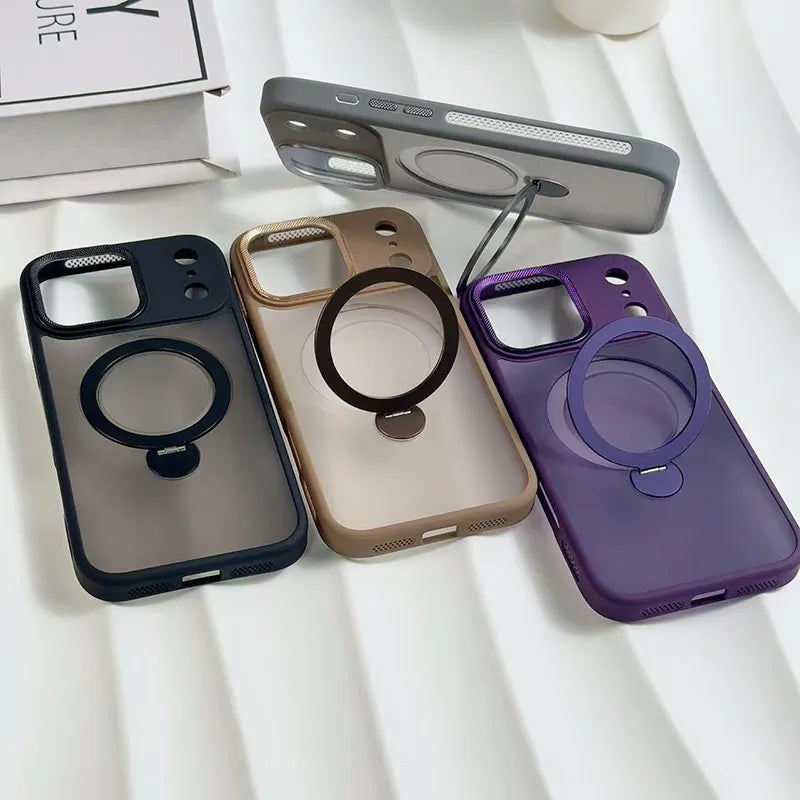 Case for iPhone 17 Pro 6.3 Maxguard Mergegrip Stand Magfit