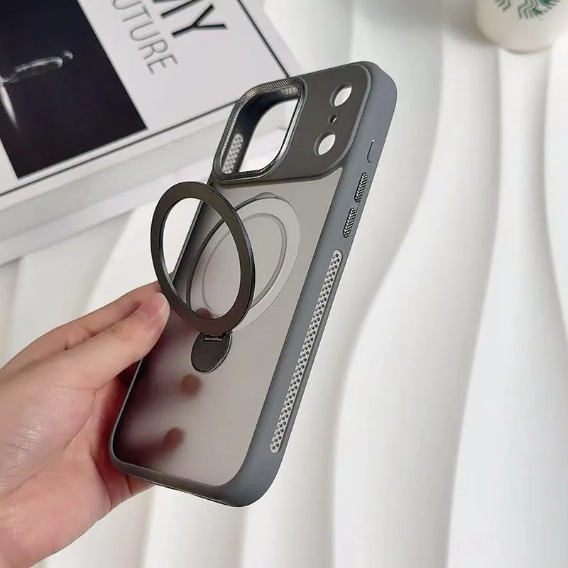 Case for iPhone 17 Pro max 6.9 Maxguard Mergegrip Stand Magfit