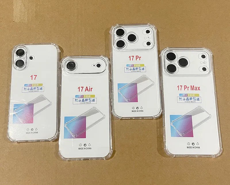 Case for iPhone 17 6.3 Clear Corner TPU