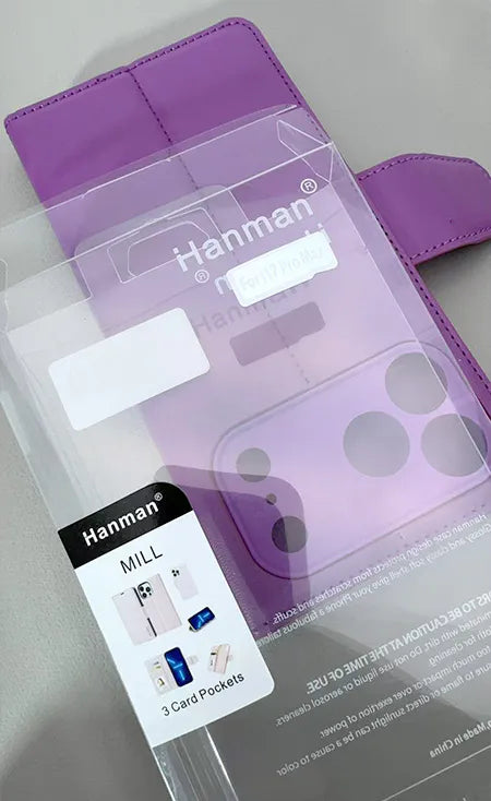 Case for iPhone 17 Pro 6.3 Hanman Wallet
