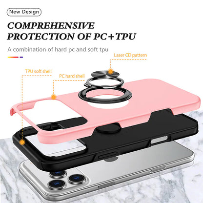 Case for iPhone 17 Pro max 6.9 Kinglink Mag Ring with kickstand