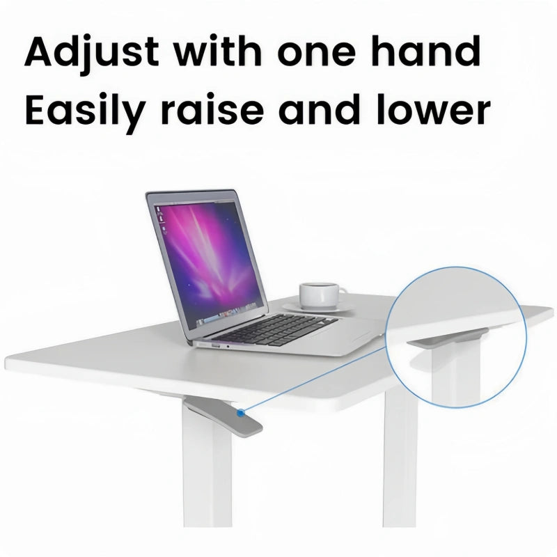 ONLINE Mobile WHEELY Sit Stand Desk Work Station 880X500MM FC101ww