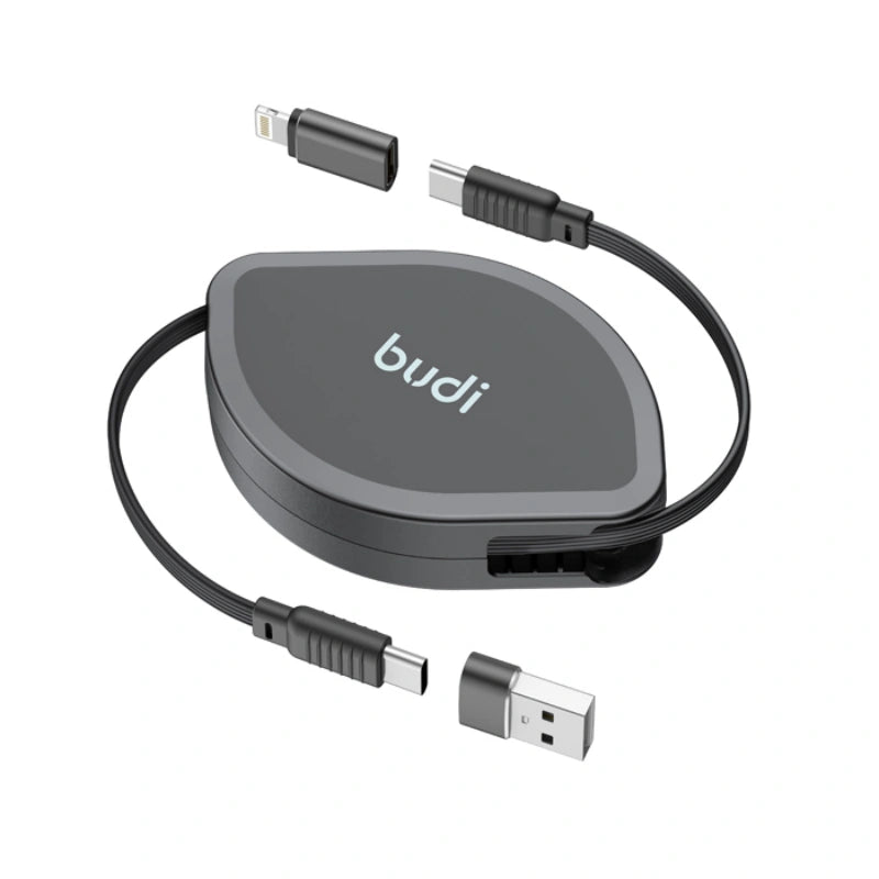 Budi DC535B 1m 4 in 1 65W/20W Type-C to Lightning Cable