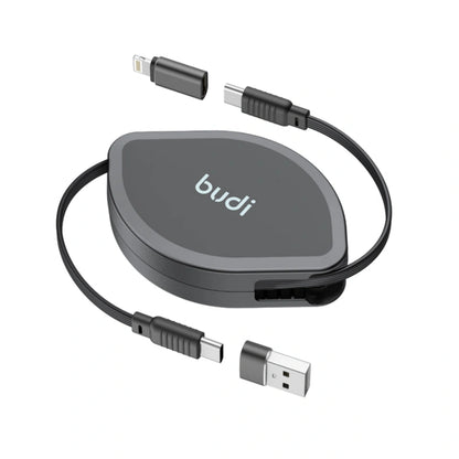 Budi DC535B 1m 4 in 1 65W/20W Type-C to Lightning Cable