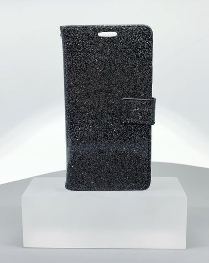 Case for Iphone 13 Pro 6.1 glitter Bluemoon wallet