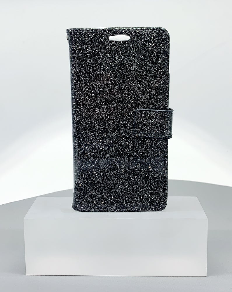 Case for Iphone 13 Pro 6.1 glitter Bluemoon wallet