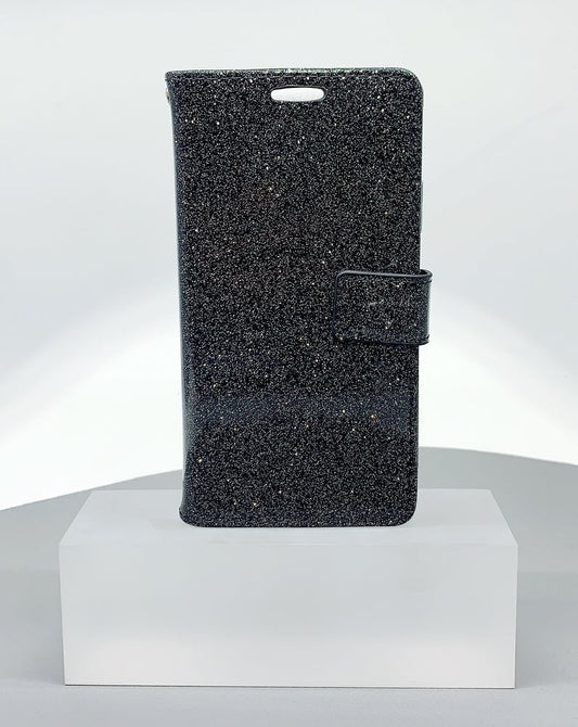Case for Iphone 13 Pro max 6.7 glitter Bluemoon wallet