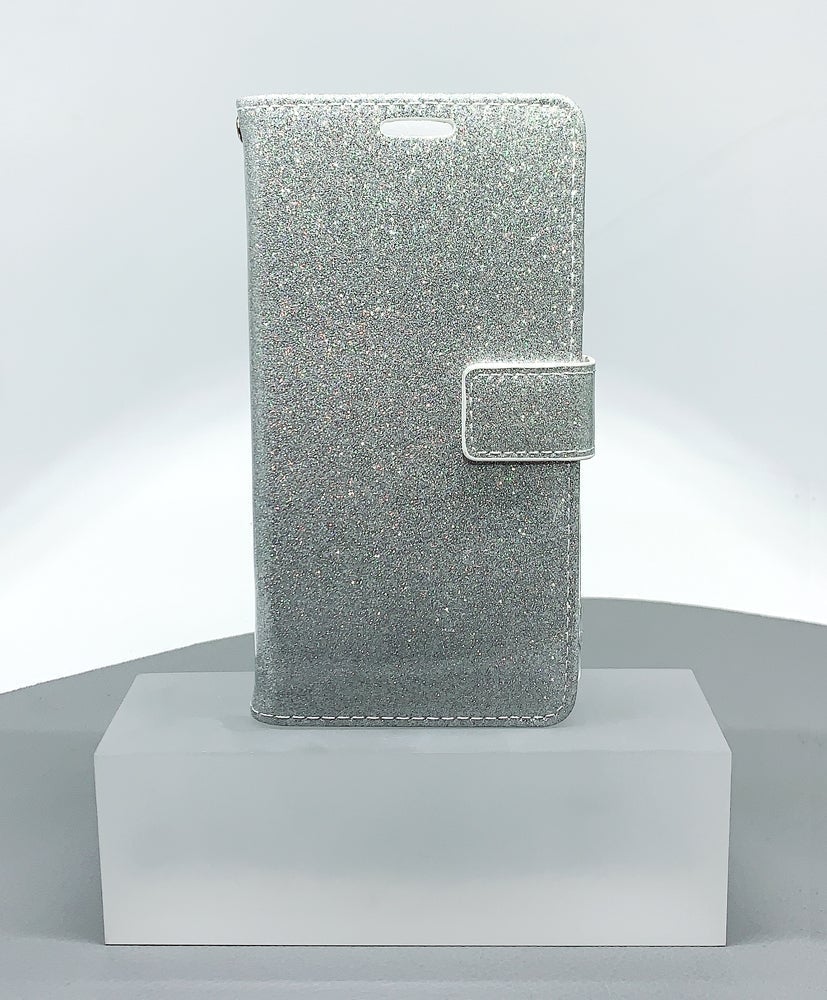 Case for Iphone 13 Pro max 6.7 glitter Bluemoon wallet
