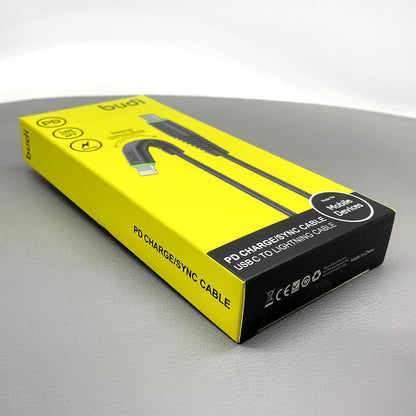 Budi M8J150PD 1.2m Type-C to Lightning cable