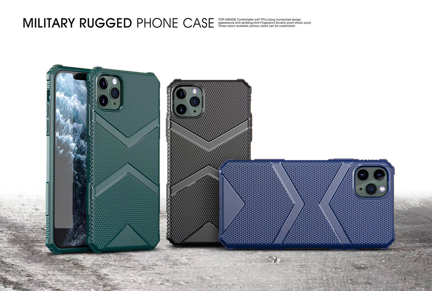Case for Iphone 12/12 Pro 6.1 military rugged