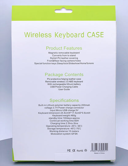 Case for mini 4 A8 magnetic wireless keyboard pouch  (Case for mini 2/3/5 fits)