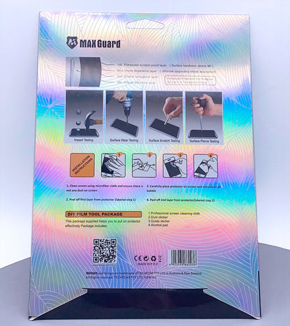 Glass screen protector for iPad