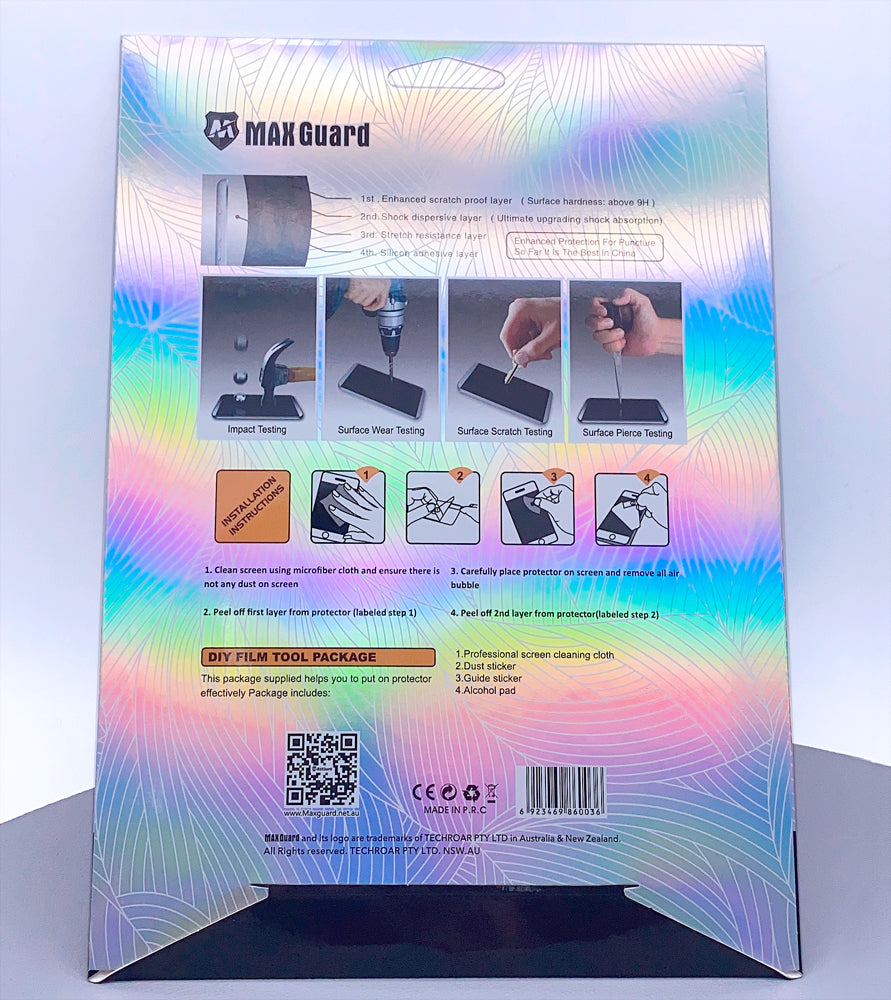 Glass screen protector for Samsung tablet