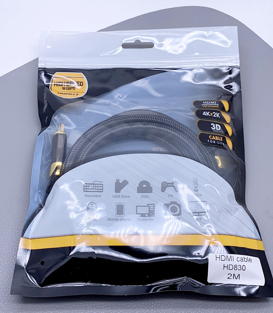 High-Speed HDMI Cable HD830 (2m/5m)