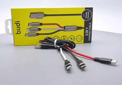 Budi DC203A8 1m 3 in 1 cable