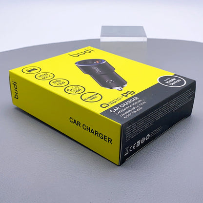 Budi CC628TQ8 38W UAB A+C Car Charger