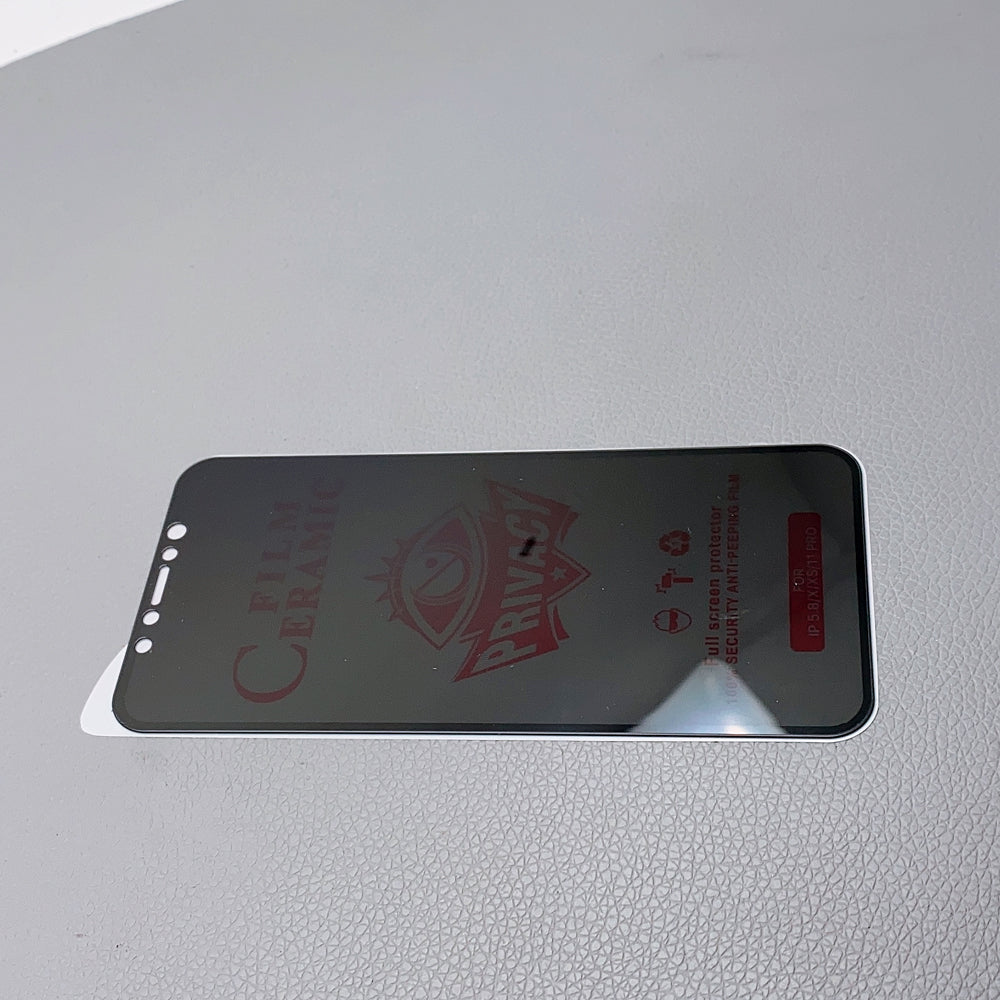 Ceramics PRIVACY glass screen protecter for iPhone