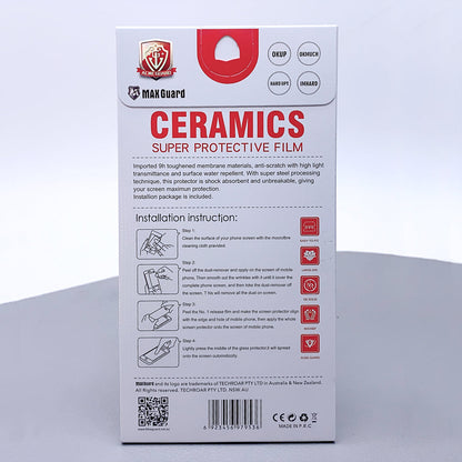 Ceramics MaxGuard full cover screen protector for iPhone
