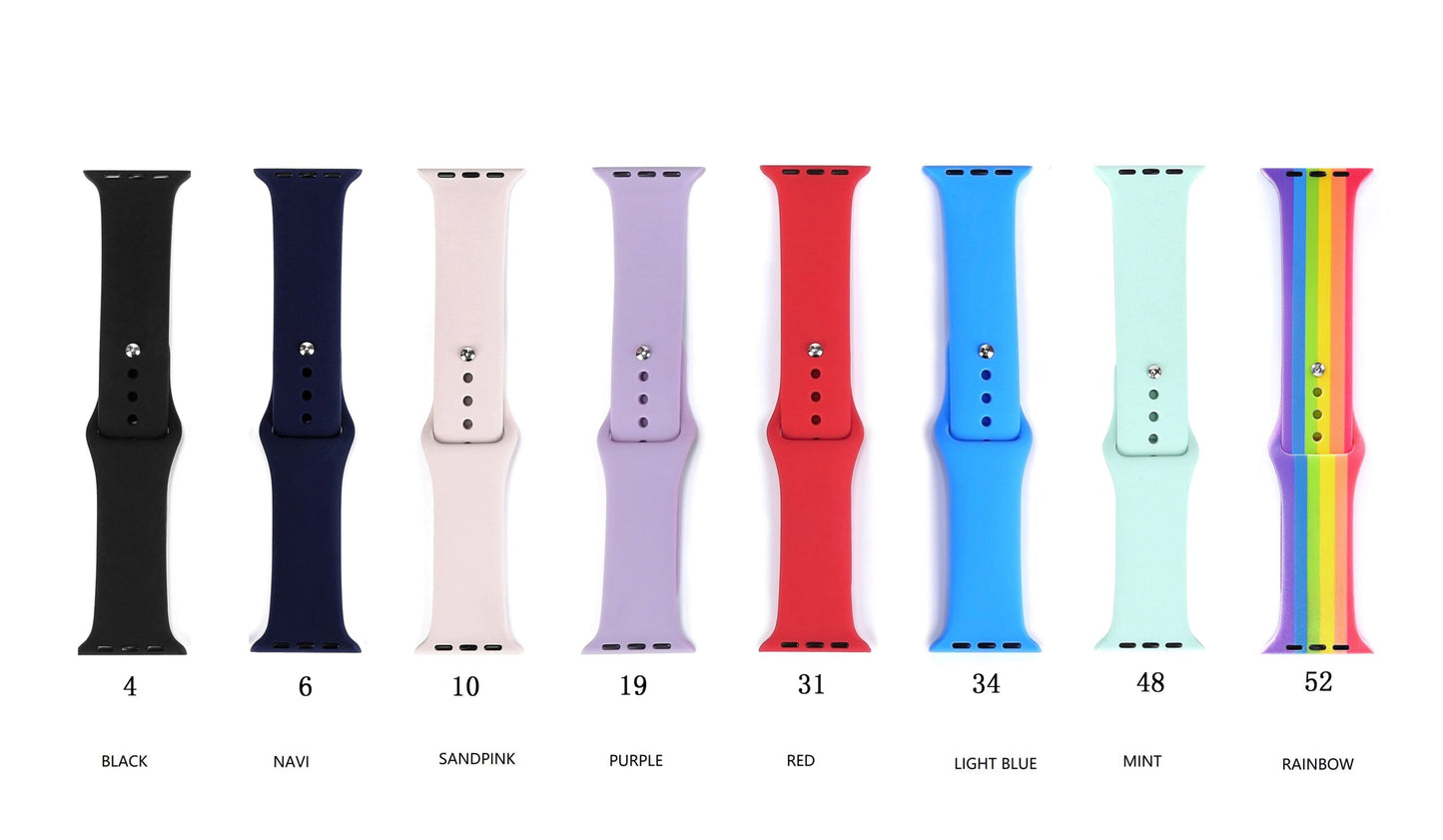 One-Color TPU Band For Apple Watch