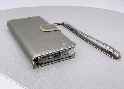 Case for Iphone i7/8+ plus Wetherby ( Calfskin ) handmade magnetic  with strap (i6+/i7+/i8+ fit)