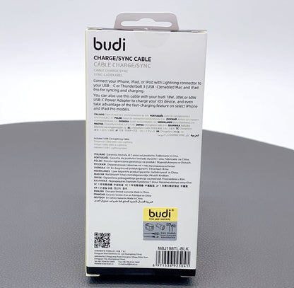 Budi 198TL 1m 18W Type-C to Lightning cable
