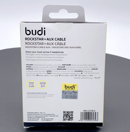 Budi DC123 Rockstar 3.5mm Cable
