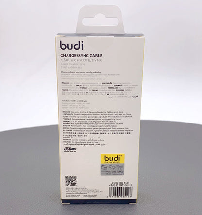 Budi DC210T10 1m USB-A to C cable