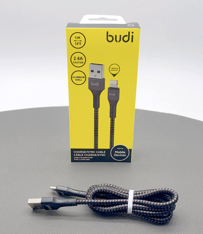 Budi DC210L10 1m USB-A to Lightning cable